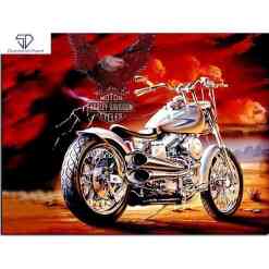 Harley Davidson motorcykel - Diamond Paint