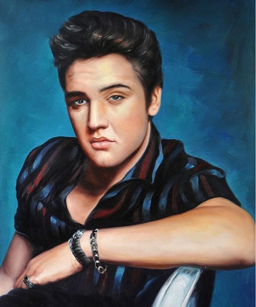 Elvis portræt - Diamond Paint