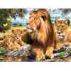 Løvefamilie - Diamond Paint