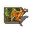 Tiger ud af skov - Diamond Paint