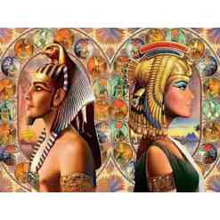 Farao mand og kvinde - diamond paint