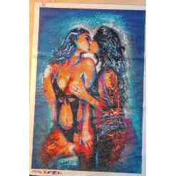 2 kyssende kvinder i diamond paint