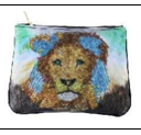 Taske med løve i diamodn paint
